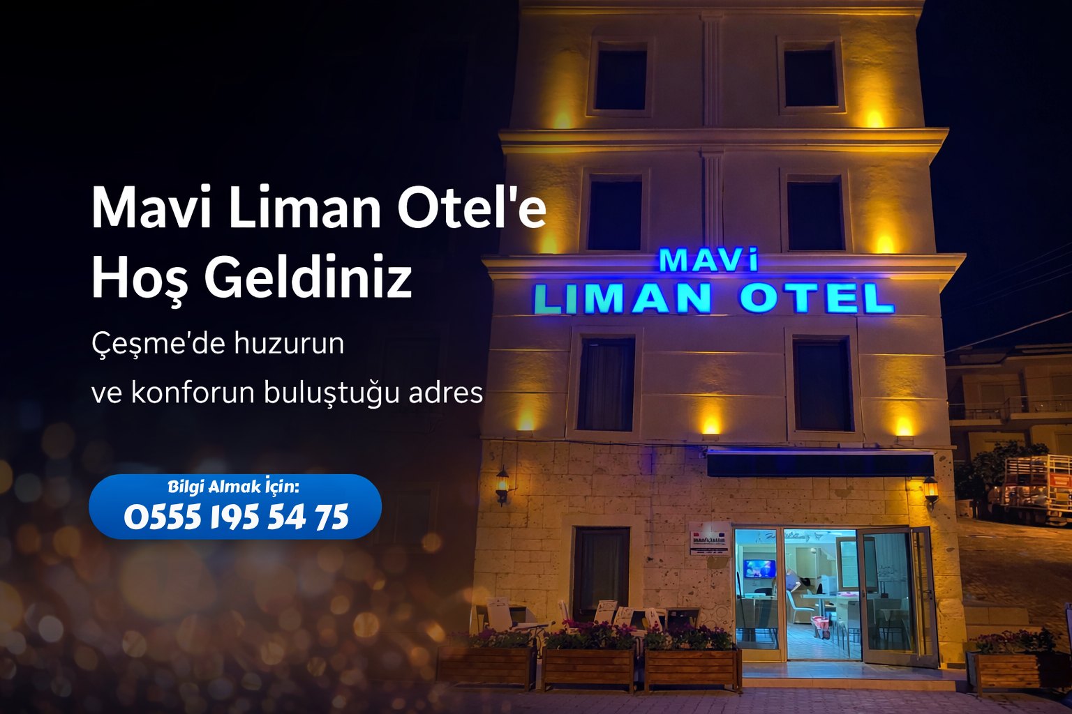 Mavi Liman Otel - İzmir Çeşme de Konaklama Hizmeti